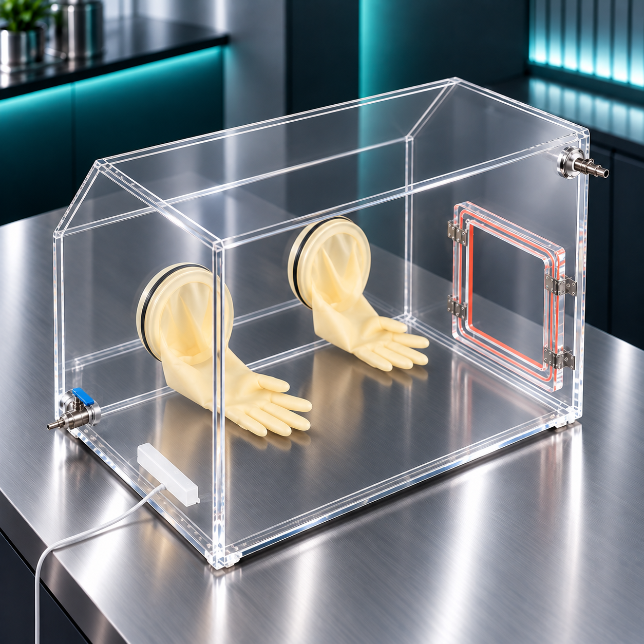 Acrylic Vacuum Glove Box Without Transition Chamber 3