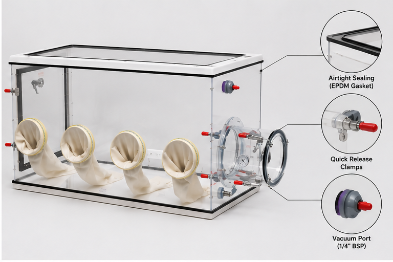 Compact University Glove Box 22