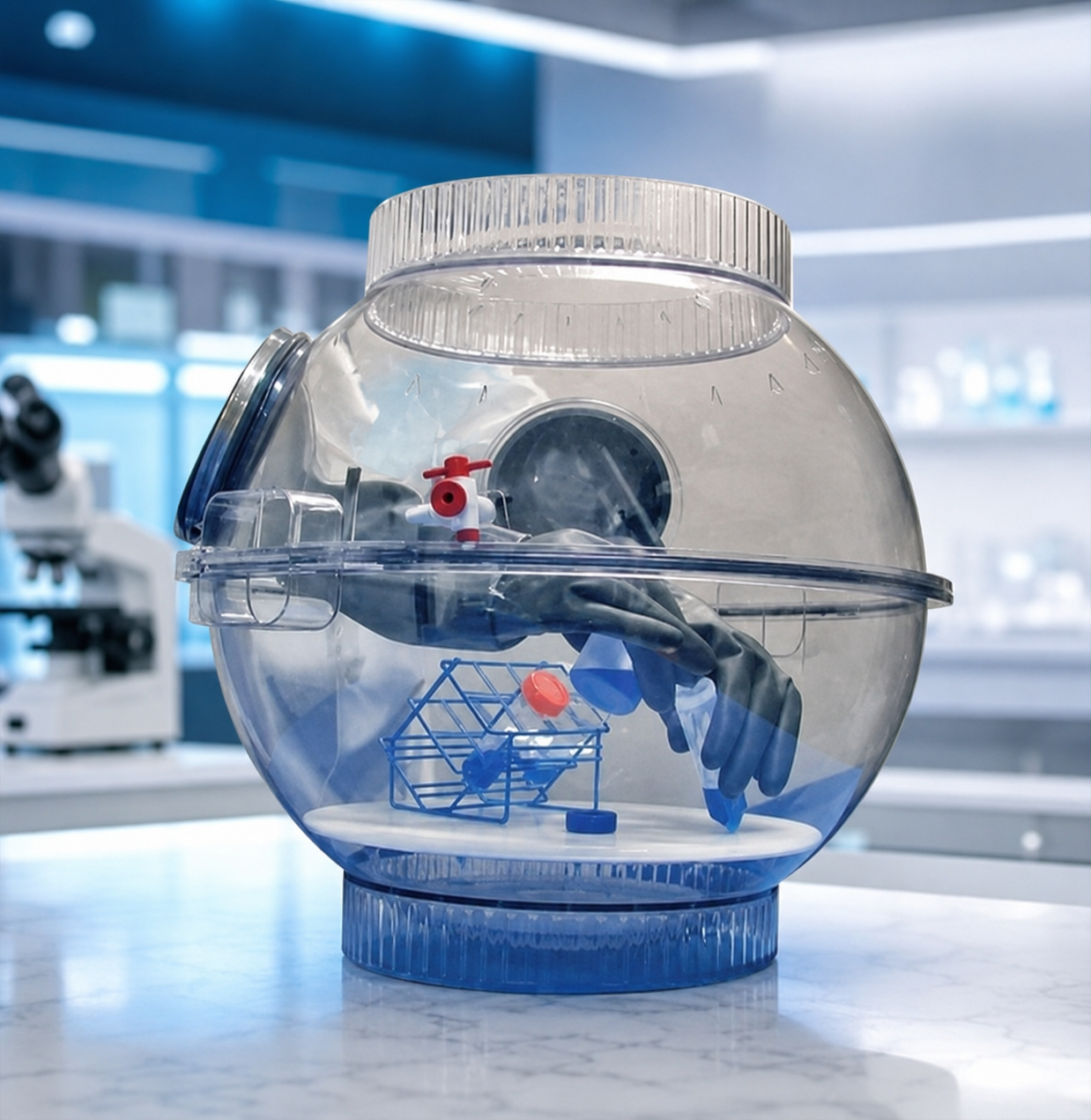 Compact Laboratory Glove Box – Burhani Engineering Technology