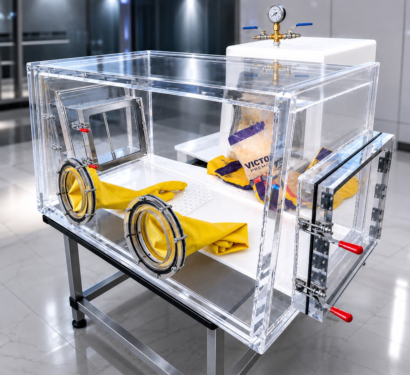 Acrylic Vacuum Glove Box – Burhani Engineering Technology